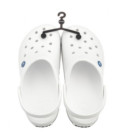 Crocs Crocband White 11016 (CR4-a) Naiste kingad/klappide klapid