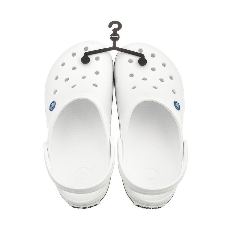 Crocs Crocband White 11016 (CR4-a) Naiste kingad/klappide klapid