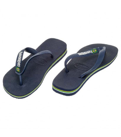 Havaianas Brasil Logo Marinho Navy Blue 4110850-0555 (HI1-b) kingad