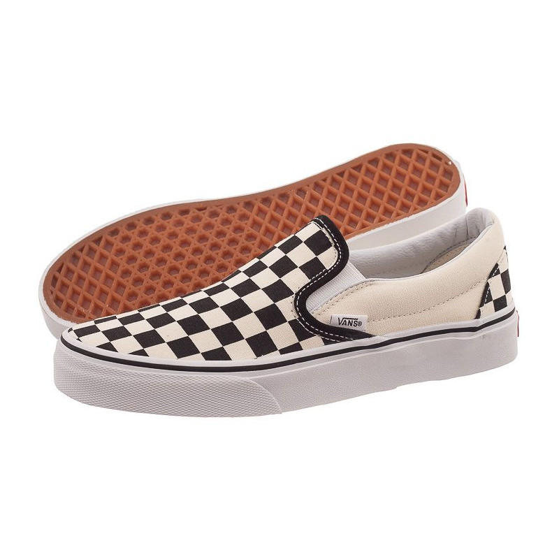 Vans Classic Slip-On Black and White VN-0EYEBWW (VA6-c) kingad