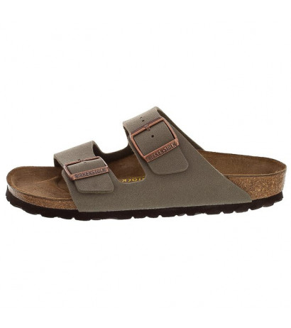 Birkenstock Arizona BF Nubuk Stone 151213 (BK19-b) Naiste kingad/klappide klapid