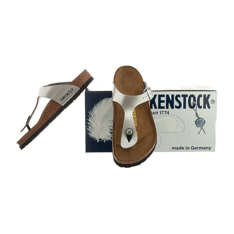 Birkenstock Gizeh Silver 043851 (BK13-d) kingad