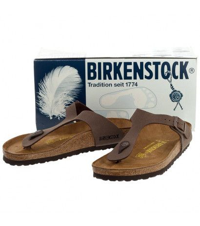 Birkenstock Gizeh BS Nubuk Mocca 043751 (BK29-b) kingad