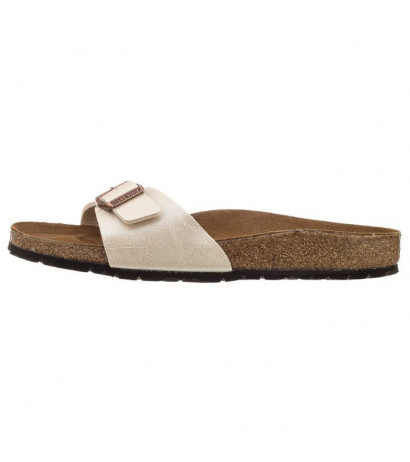 Birkenstock Madrid Graceful Pearl White 0940153 (BK41-d) Naiste kingad/klappide klapid