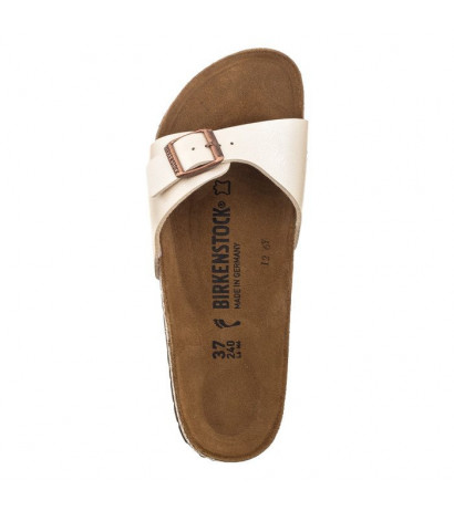 Birkenstock Madrid Graceful Pearl White 0940153 (BK41-d) Naiste kingad/klappide klapid