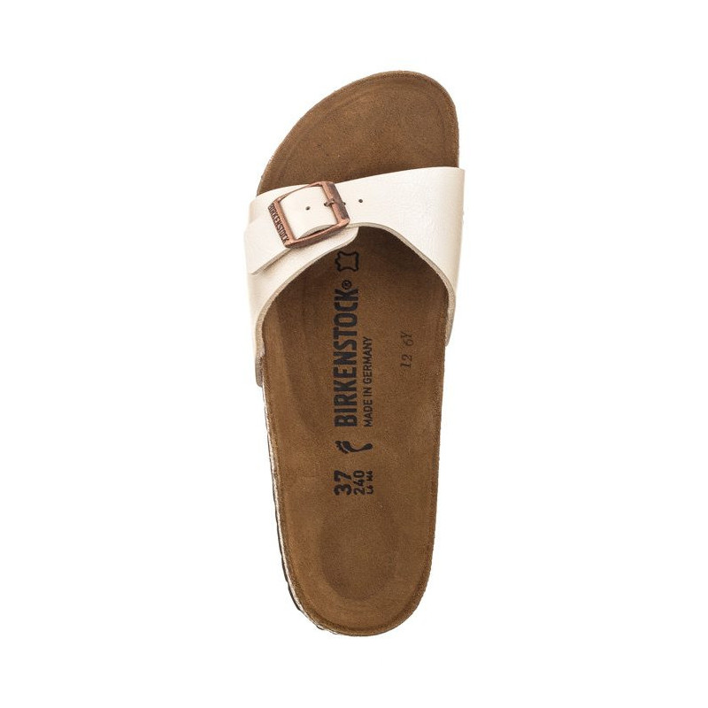 Birkenstock Madrid Graceful Pearl White 0940153 (BK41-d) Naiste kingad/klappide klapid