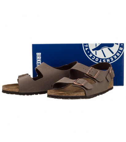 Birkenstock Milano BF Nubuck Mocca 634503 (BK43-b) sandaalid