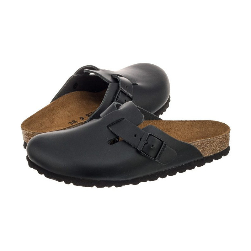 Birkenstock Boston Czarne 0060193 (BK53-a) Naiste kingad/klappide klapid