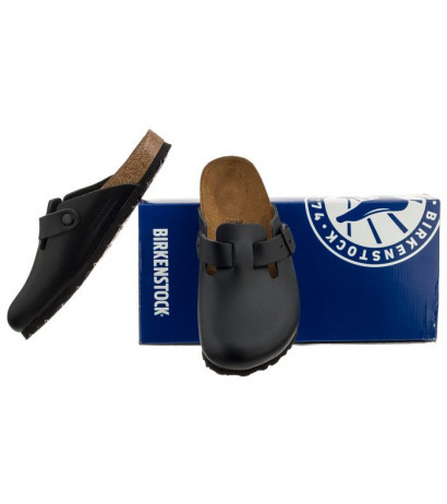 Birkenstock Boston Czarne 0060193 (BK53-a) Naiste kingad/klappide klapid