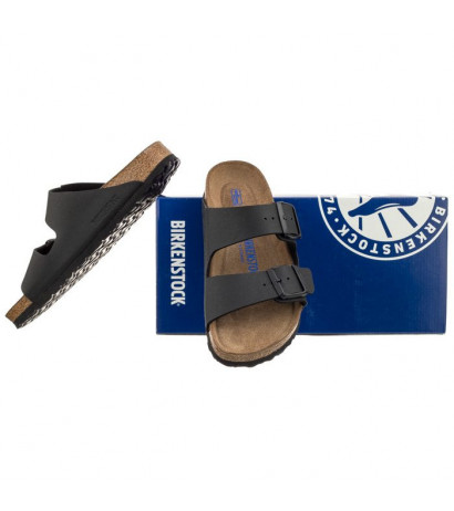 Birkenstock Arizona Soft Footbed Black 0551253 (BK61-a) Naiste kingad/klappide klapid