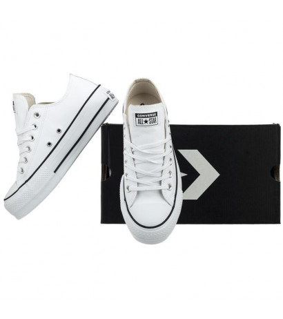 Converse CT All Star Lift Clean OX White/Black 561680C (CO355-a) kingad