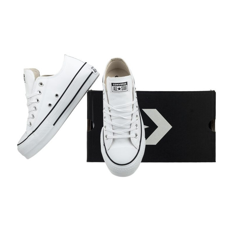 Converse CT All Star Lift Clean OX White/Black 561680C (CO355-a) kingad