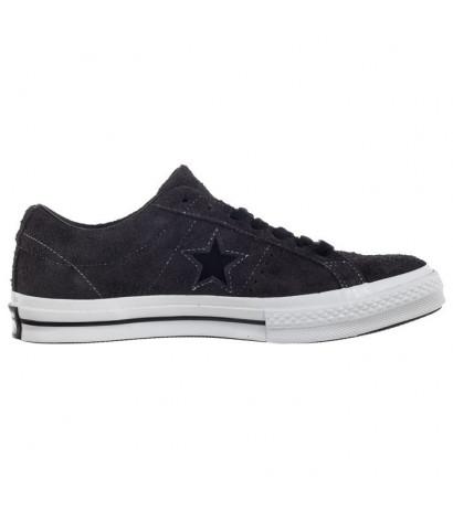 Converse One Star OX Almost Black/White 163247C (CO376-a) spordijalatsid