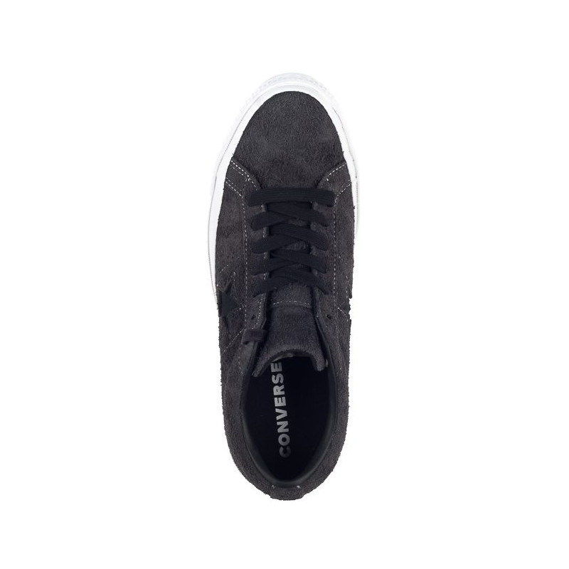 Converse One Star OX Almost Black/White 163247C (CO376-a) spordijalatsid