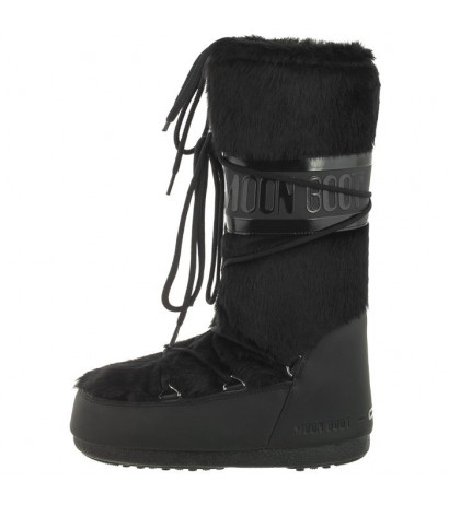 Moon Boot Icon Faux Fur Black 1408900 N001 (MB43-a) saapad