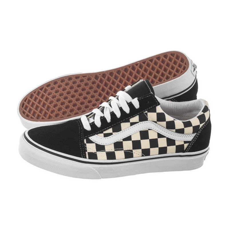 Vans Old Skool (Primary Check) Blk/White VN0A38G1P0S1 (VA296-a) kingad