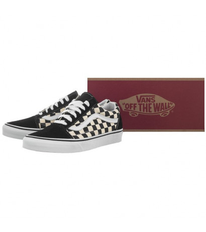 Vans Old Skool (Primary Check) Blk/White VN0A38G1P0S1 (VA296-a) kingad