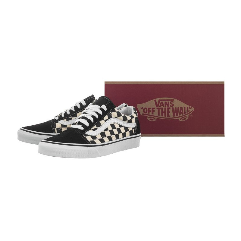 Vans Old Skool (Primary Check) Blk/White VN0A38G1P0S1 (VA296-a) kingad