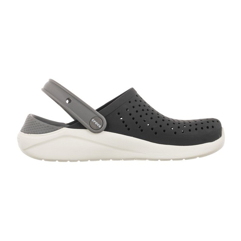 crocs black and white clogs