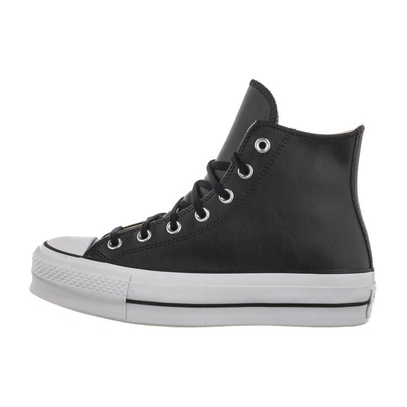 Converse CT All Star Lift Clean Hi Black/Black/White 561675C (CO446-a) kingad