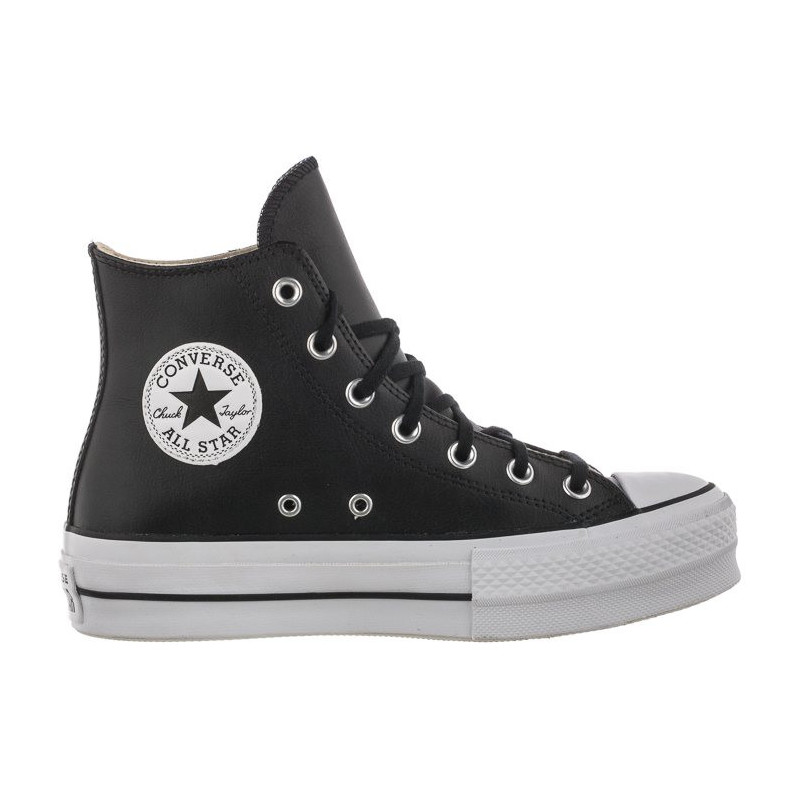 Converse CT All Star Lift Clean Hi Black/Black/White 561675C (CO446-a) kingad