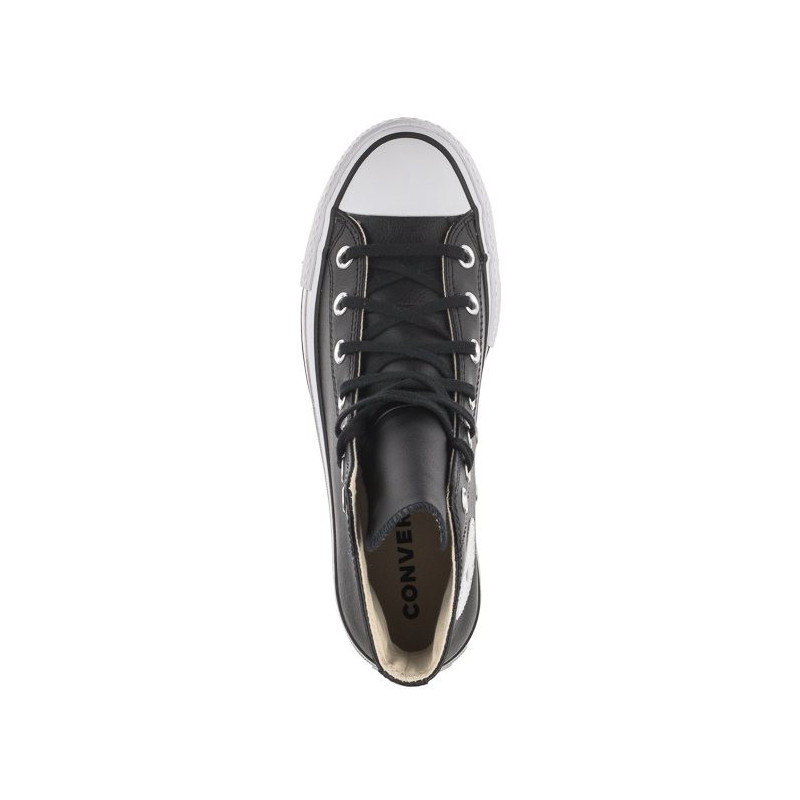 Converse CT All Star Lift Clean Hi Black/Black/White 561675C (CO446-a) kingad