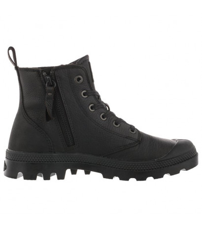 Palladium Pampa Zip Lth Ess Black 76888-008-M (PA64-a) saapad