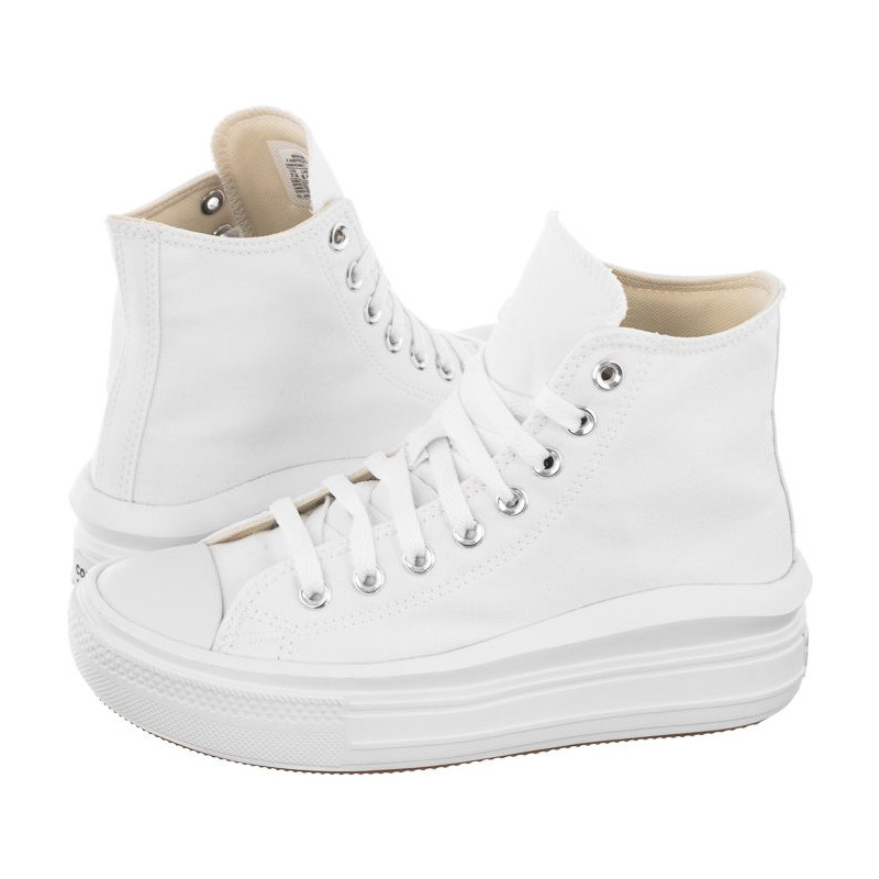 Converse CT All Star Move Hi White/Natural Ivory/Black 568498C (CO448-b) kingad