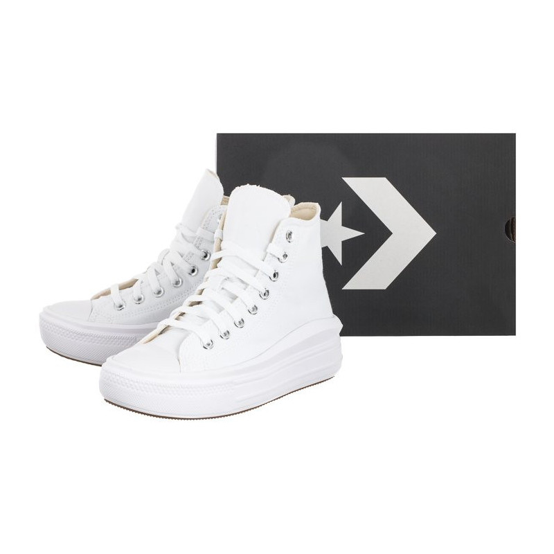 Converse CT All Star Move Hi White/Natural Ivory/Black 568498C (CO448-b) kingad