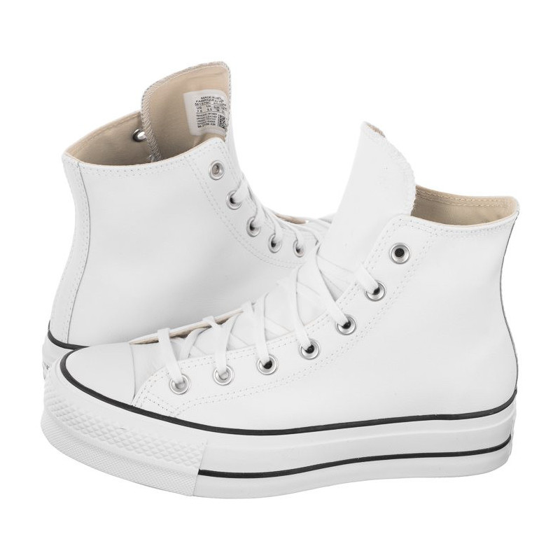 Converse CT All Star Lift Hi White/Black/White 561676C (CO446-b) kingad