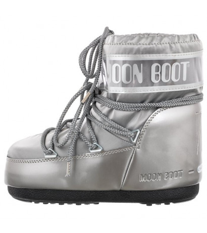 Moon Boot Icon Low Glance Silver 1409350 H001 (MB47-b) kingad