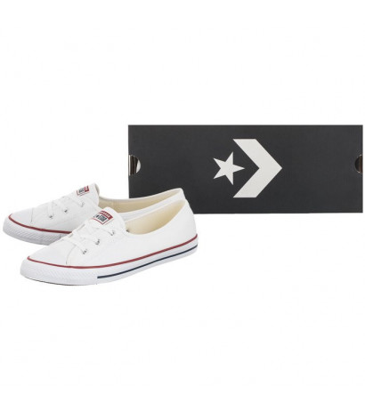 Converse CT All Star Ballet Lace Slip White/Garnet/Navy 566774C (CO467-a) kingad