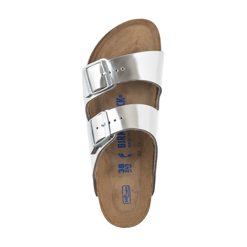 Birkenstock Arizona BS Soft Footbed Silver 1005961 (BK145-b) Naiste kingad/klappide klapid