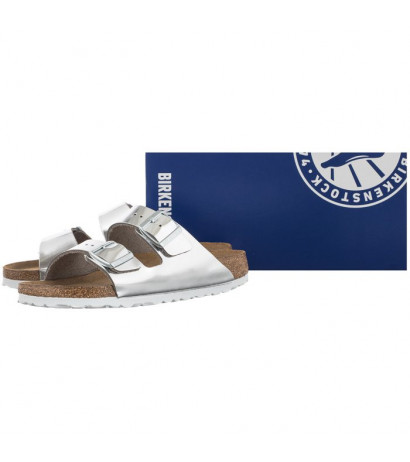 Birkenstock Arizona BS Soft Footbed Silver 1005961 (BK145-b) Naiste kingad/klappide klapid