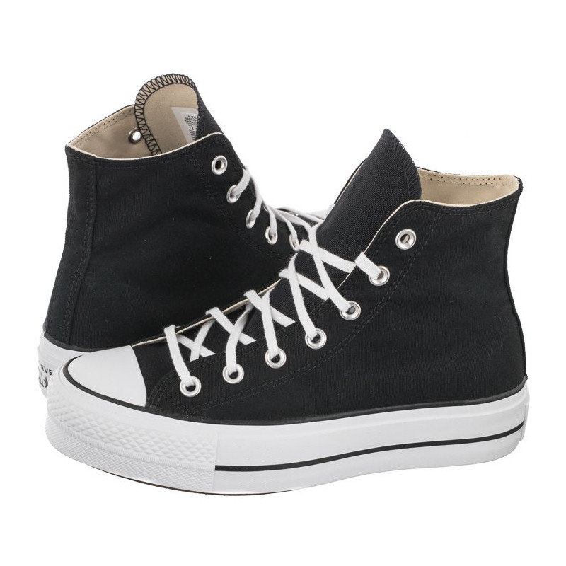 Converse CT All Star Lift Hi Black/White 560845C (CO468-b) kingad