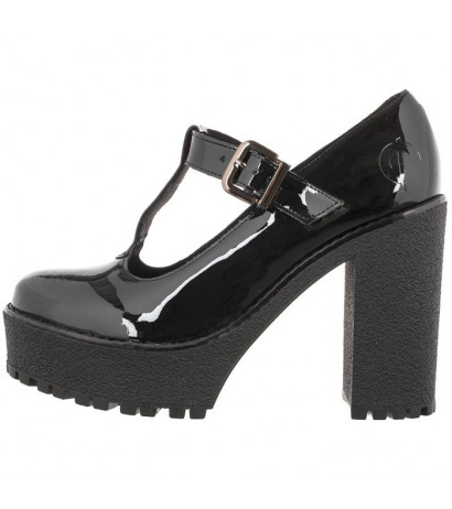 Altercore Lizzy Vegan Black Patent (AL94-a) kingad