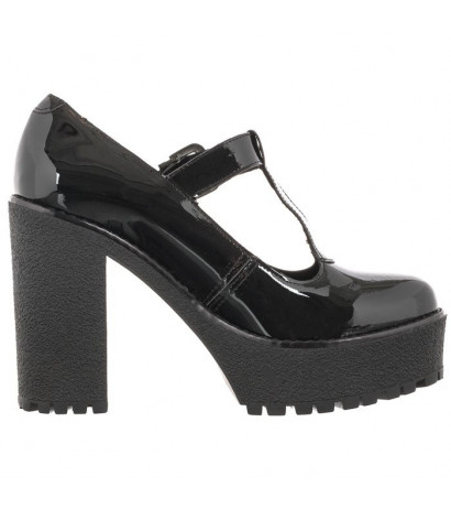 Altercore Lizzy Vegan Black Patent (AL94-a) kingad