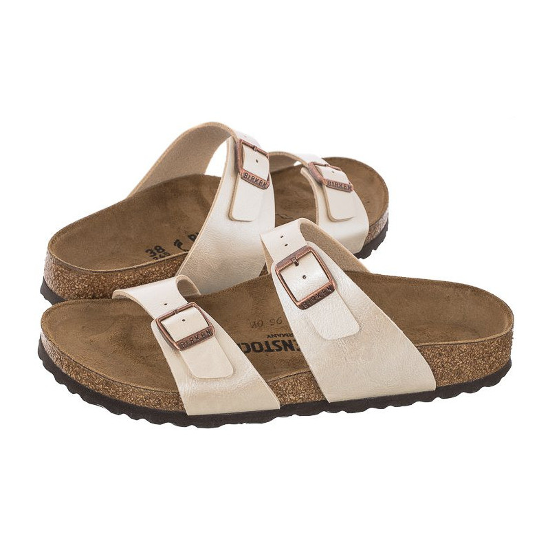 Birkenstock Sydney BS Graceful Pearl White 1016171 (BK156-a) Naiste kingad/klappide klapid