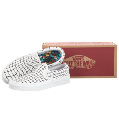 Vans Classic Slip-On (U-Paint) Warpcheckerboard VN0A33TB9IA1 (VA342-a) kingad