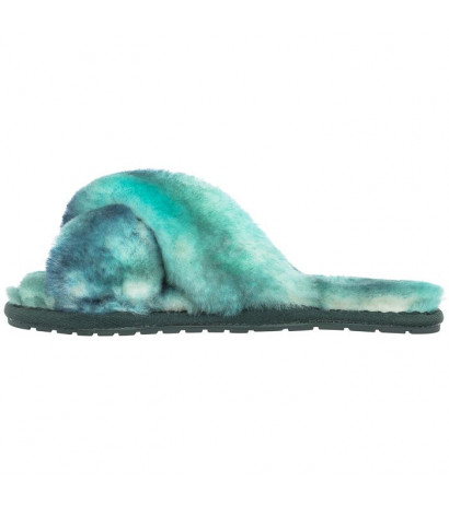 EMU Australia Mayberry Tie Dye Teens Green Sea T12630 (EM373-b) Naiste kingad/klappide klapid