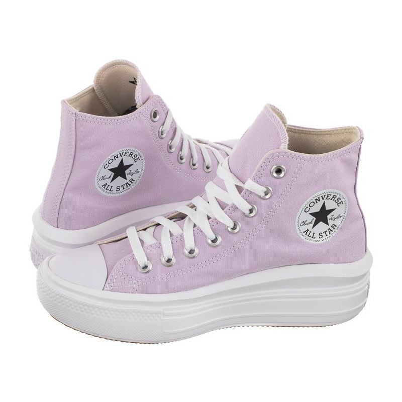 Converse CT All Star Move Hi Pale Amethyst/White/White 572722C (CO529-a) kingad