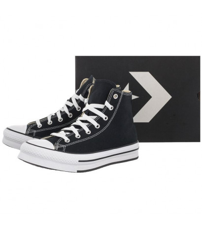 Converse CT All Star Eva Lift Hi Black/White/Black 272855C (CO521-b) kingad