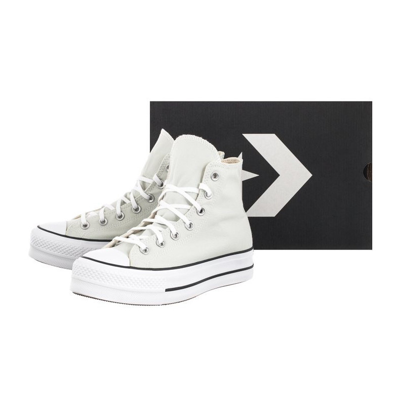 Converse CT All Star Lift Hi Light Silver/Black/White 572720C (CO468-c) kingad