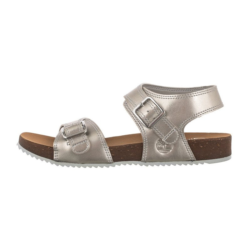 Timberland Castle Island Backstrap Silver Metallic 0A4341 040 (TI97-a) sandaalid