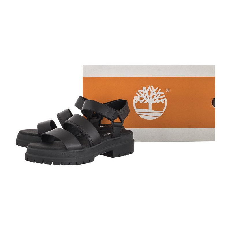 Timberland London Vibe Ankle Strap Sandal Black Full Grain 0A29MV 001 (TI102-a) sandaalid