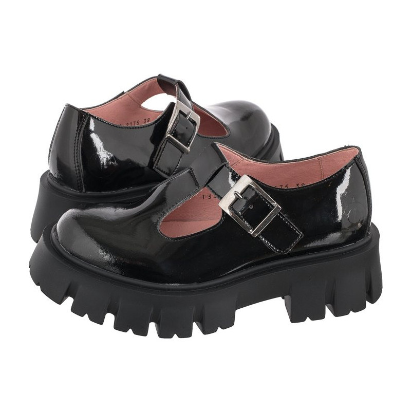 Altercore Jane Vegan Black Patent (AL88-b) kingad