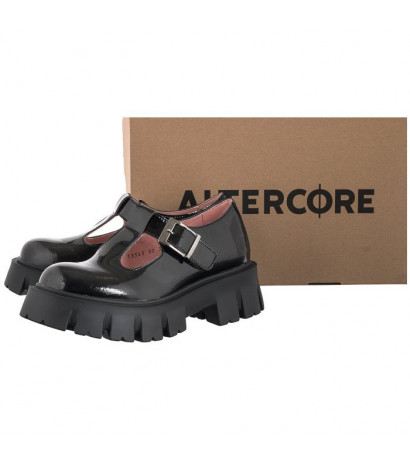 Altercore Jane Vegan Black Patent (AL88-b) kingad