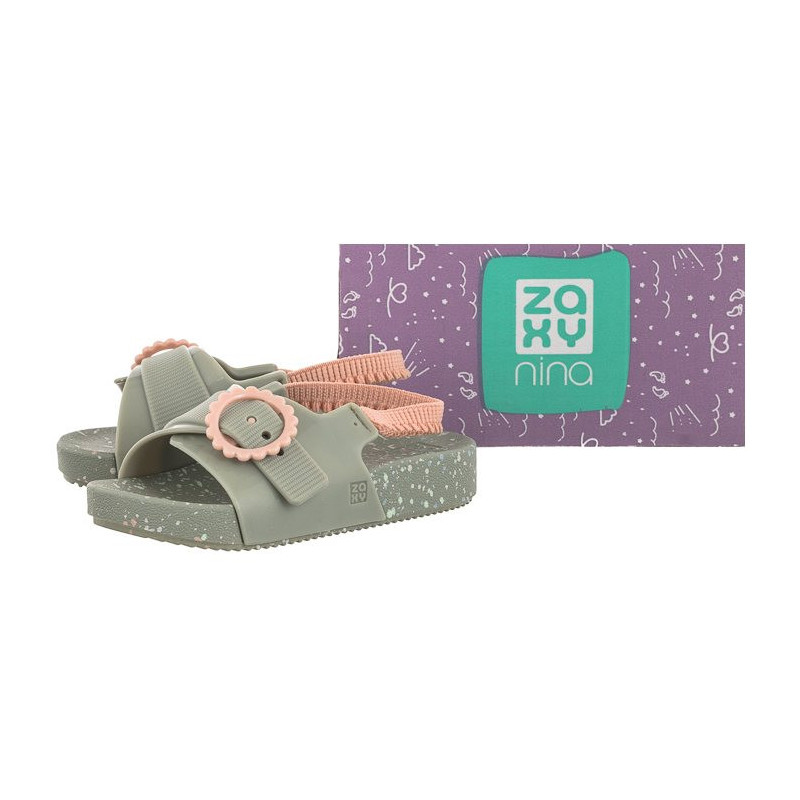 Zaxy Nina Flor Slide Baby 18430/91176 Zielone (ZA138-a) sandaalid