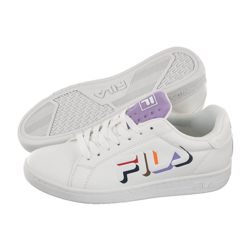 Fila Crosscourt 2 NT Logo Low Wmn White-Purple Rose FFW0021.13065 (FI83-a) spordijalatsid