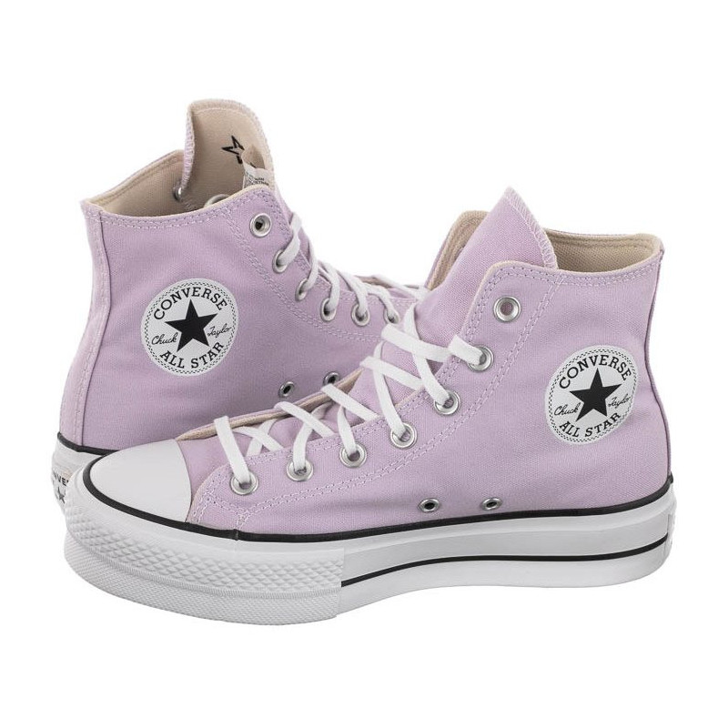 Converse CT All Star Lift Hi Pale Amethyst/White/Black A01178C (CO468-d) kingad